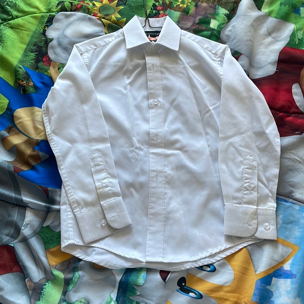 White boys button up